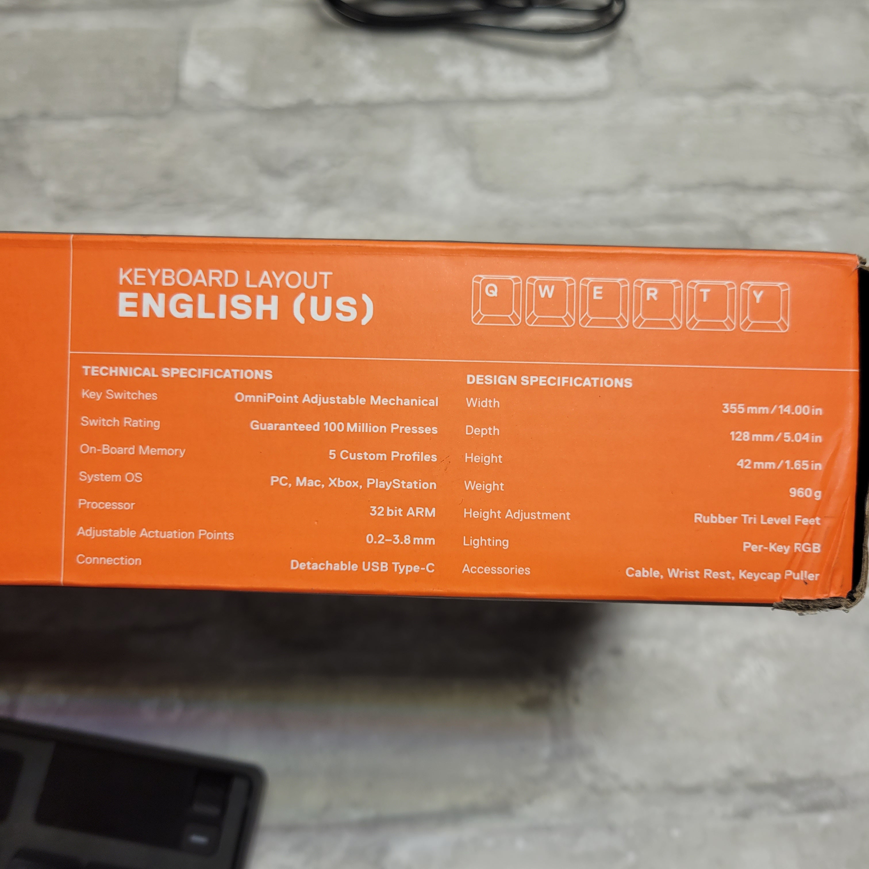 SteelSeries Apex Pro TKL 2023 Gaming Keyboard - Adjustable Actuation (8073595748590)